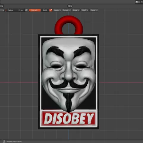 Disobey - Keyring