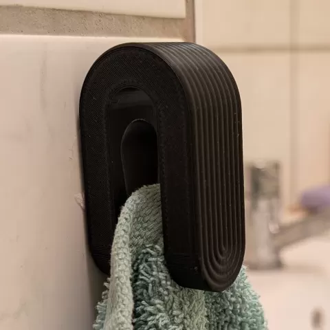 Ball/Marble Towel Hook (Print In Place)