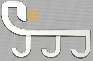 upper shelf hooks 1cm