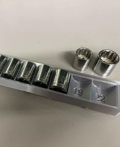 Gridfinity Metric Socket Set Holder