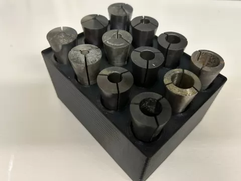 Gridfinity R-8 Collet Holder