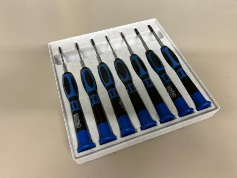 Gridfinity Precision Screwdriver Tray