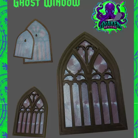 Gothic Ghost Window
