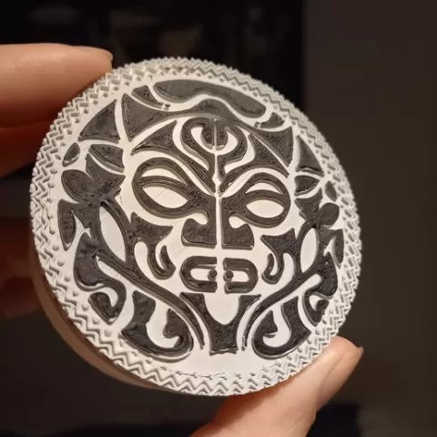 Polynesian Face Snusbox