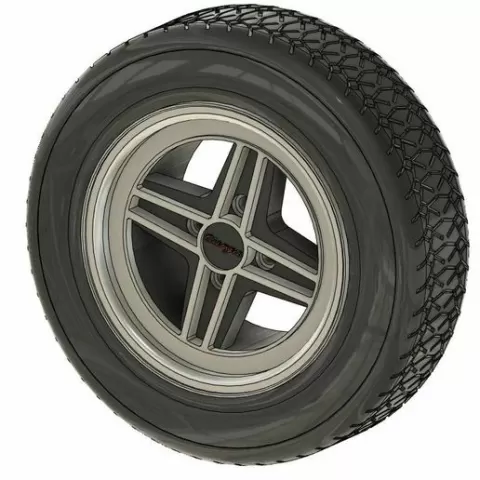 Targa rim with tire