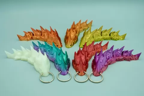 Baby Sea Serpent Keychain