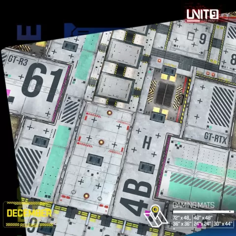 Nullbite - multi-format gaming mat by UNIT9