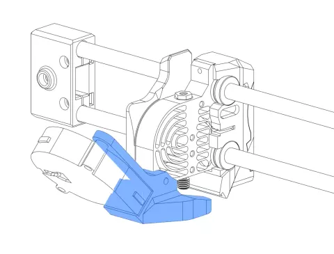 Prusa Mini RHD Fan Duct Rev. C
