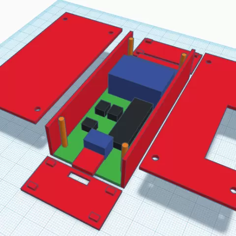 Box for KC22B02 relay timer board