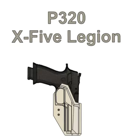 SIG P320 XFive Legion Competition Split Holster Mold
