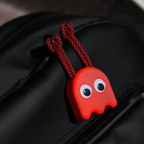 Zipper Pull - Ghost (Pac Man)