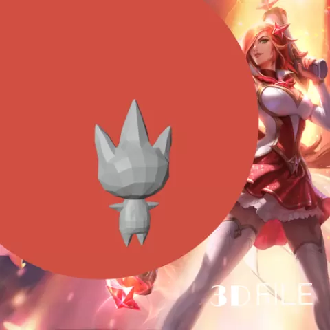 Star Guardian Miss Fortune League of Legends Familiar - STL File