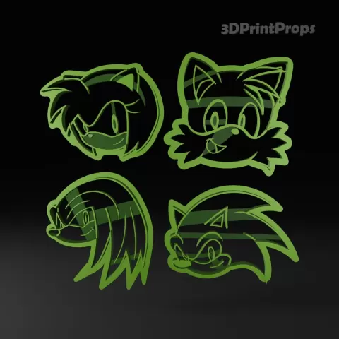 Sonic Cookie Cutter set