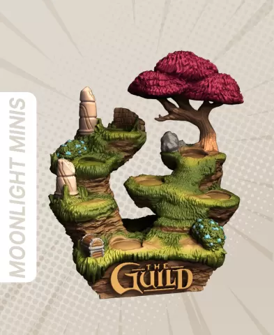 The Guild Diorama Display Tree Pedestal