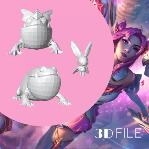 Star Guardian Kai'sa League of Legends Familiars - STL File