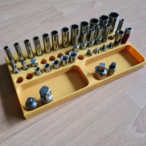 1/4" socket organiser