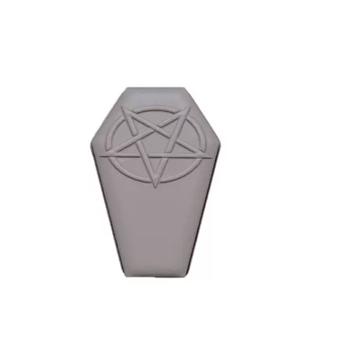 Wiccan Coffin STL FILE FOR 3D PRINTING - LASER CNC ROUTER - 3D PRINTABLE MODEL STL MODEL STL DOWNLOAD BATH BOMB/SOAP