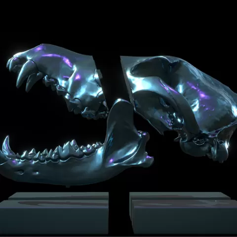 Deco skull