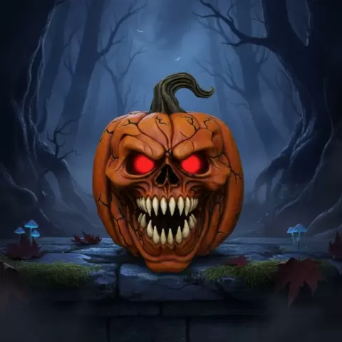 Evil Pumpkin Head - GoldenDawn