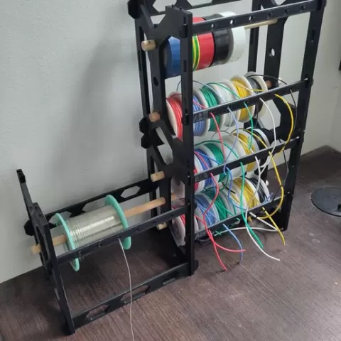 Modular stackable wire feeders