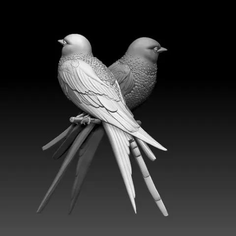 swallow 3D print model