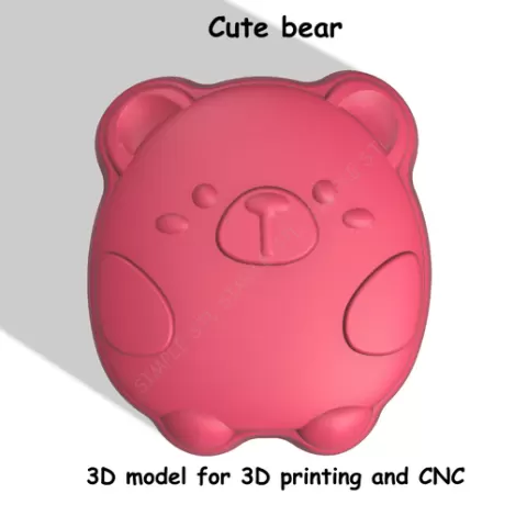 Cute bear Stl File