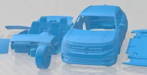 Volkswagen Atlas Cross Sport R Line 2021 Printable Car