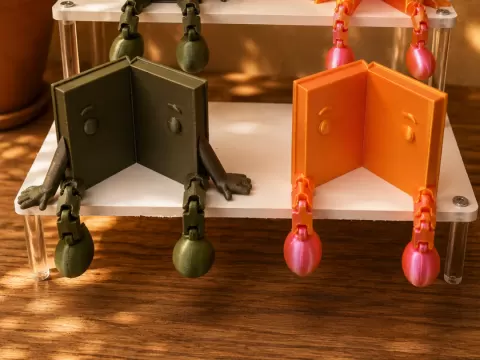 Open Book Articulated,flexy Mini Figurine