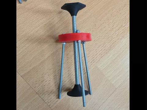 Self‑Levelling Screed Tripod – Adjustable Height