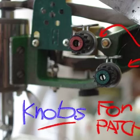 Knobs for chinese cobbler patcher shoe repair machine