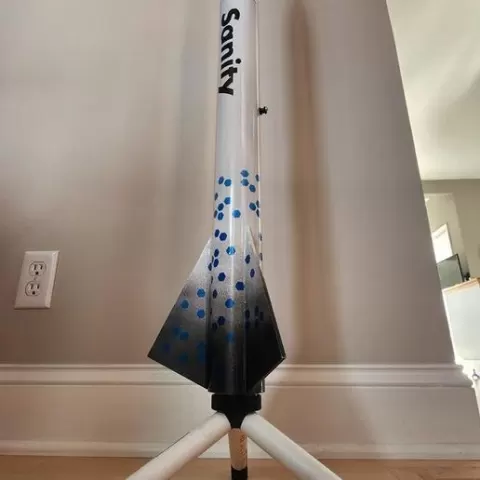 High Power Rocket Vertical Stands