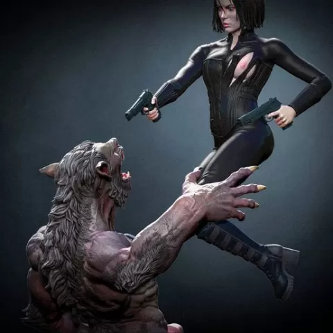 SELENE vs LYCAN nsfw