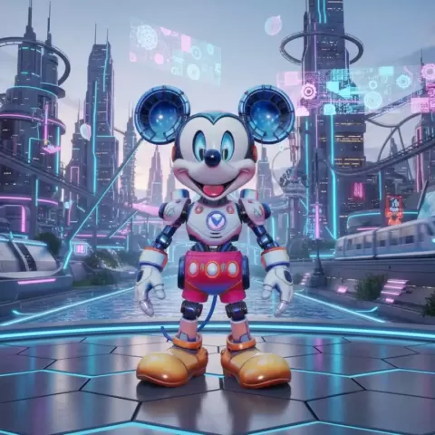 Mickey Mouse Robot - Radiance Designs