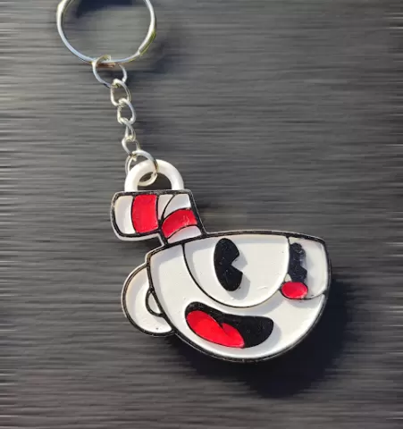 Cuphead Keychain Set