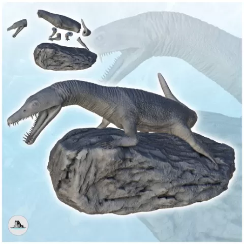 Nothosauridae dinosaur (10) - High detailed Prehistoric animal HD Paleoart