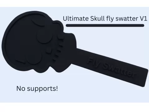 Skull fly swatter
