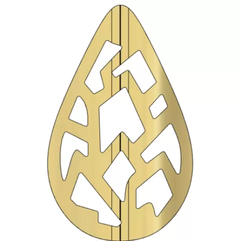Earrings - Raindrop Design