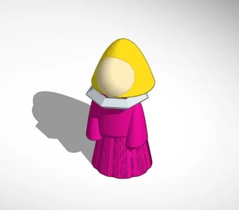 Tinkercad tinkered lady fixed with netfab