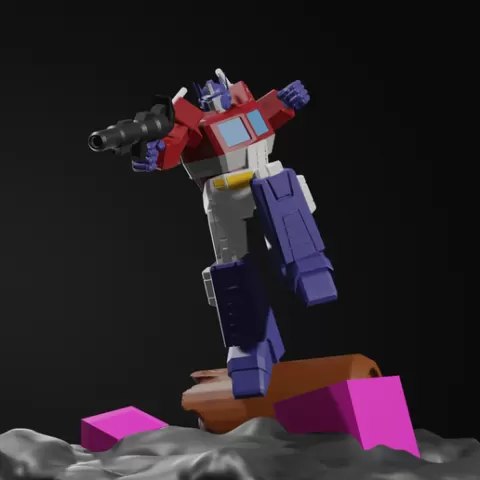 Optimus Prime Statue