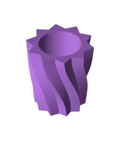 Maceta de estrella