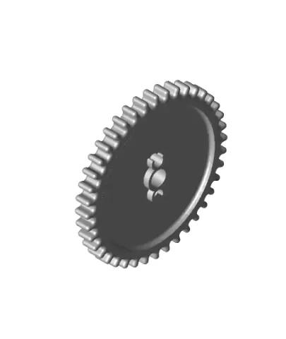 Double Gear With 8 and 40 Teeth