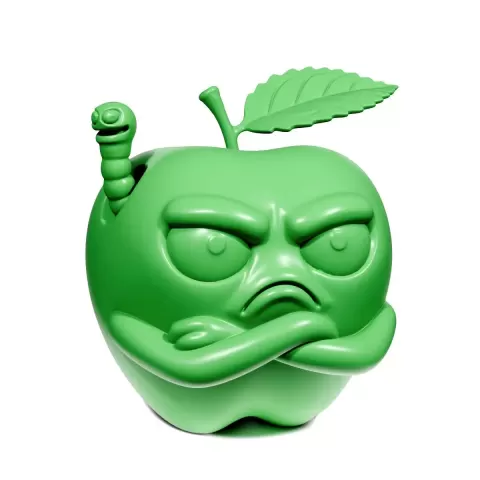 The apple and the worm - 3D Everything