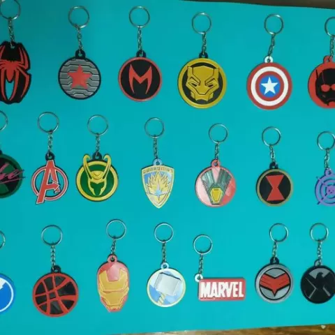 key rings - the avengers