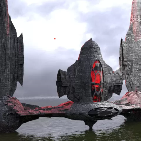 Ocean Drake interceptor Ocean Ship Base 3 Kitbash