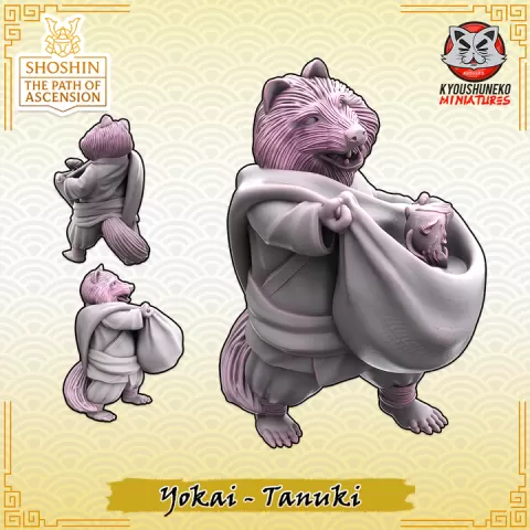 Tanuki - Yokai | Shoshin: The Path of Ascension by Kyoushuneko Miniatures