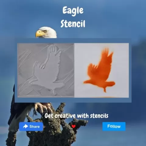 Eagle Stencil