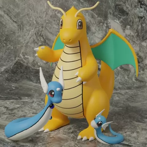 pokemon dragonite evolution pack