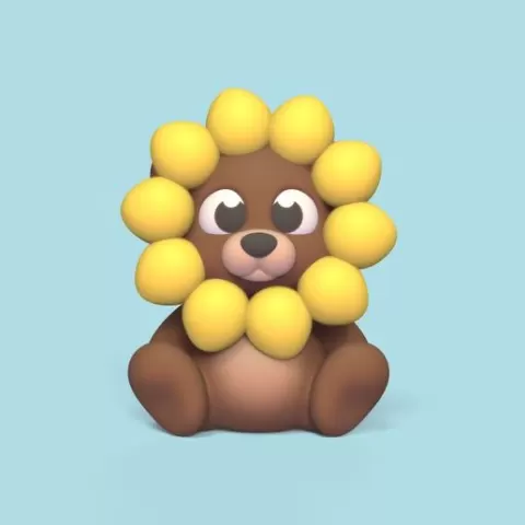 Bear Flower Mask