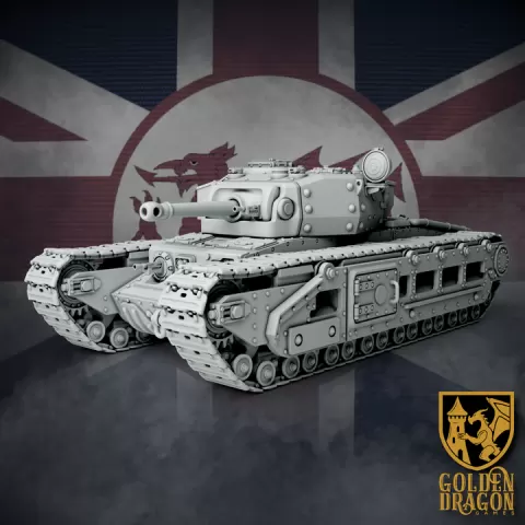 British Empire - Infantry Tank Mk. VII, "Gawain" by Golden Dragon Games