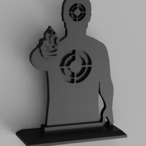 Bad Guy" Shooting Target